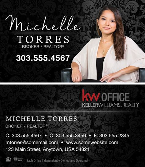 keller williams luxury business cards.